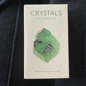 Crystals: The Stone Deck | 78 Pocket-Size Crystal Tarot Cards | Brand New